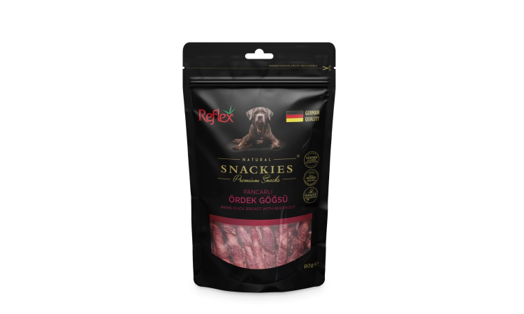 REFLEX SNACKIES PANCARLI ÖRDEK GÖĞSÜ 80 G - 16'LI